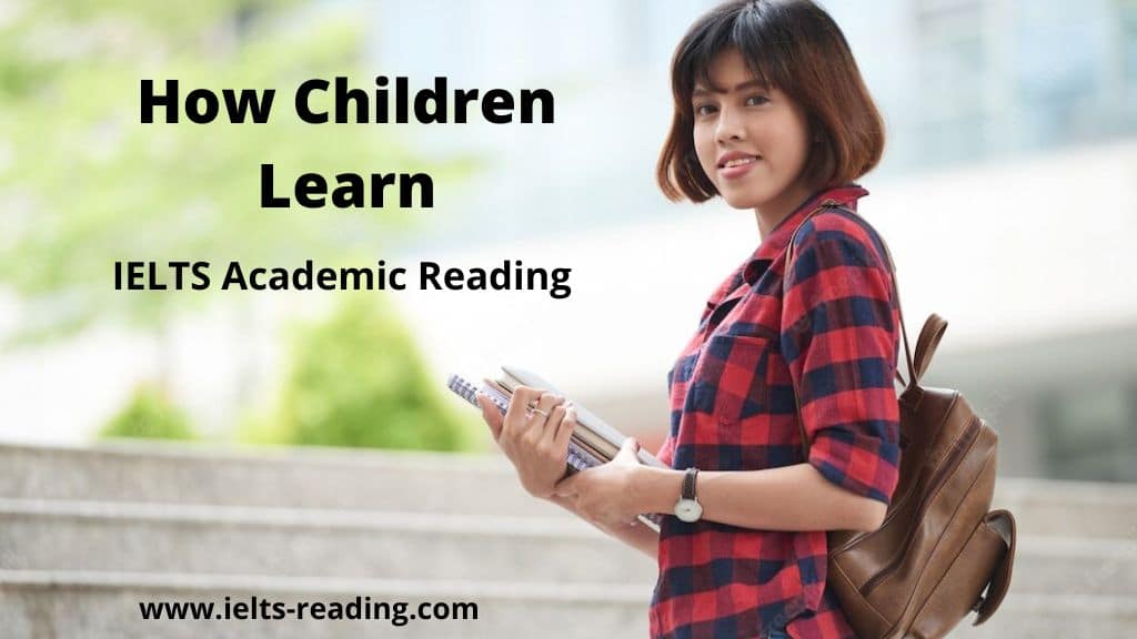 How Children Learn ielts reading